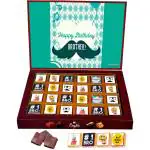 Expelite Happy Birthday Best Bro - 24 pc Birthday gift for brother birthday Bars (450 g)