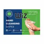 WiZ Hand Cleansing Sanitizing Single Wet wipes with Aloe Vera & Refreshing Fragrance - Pack of 100