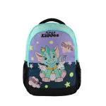 Mike Bags 29 Ltrs Junior School Bag - Cute Dragon- Sea Green