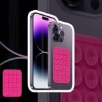 KHODAL ENTERPRISE Silicone Suction Phone Case Mount, Adhesive Phone Accessory Compatible Hands-Free Fidget Toy, Mirror/Shower/Phone Holder-Universal Suction Cup Mount for Car, Dashboard, and Windshiel - PINK 2 PCS