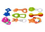 Peppy Kid Baby Rattle Toys Pack Of 8 - Multicolor