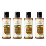 Khadi Organique Heena Thyme Hair Tonic Parabens & Mineral Oil Free (Pack of 4) 840 ml
