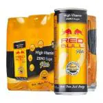 RED BULL Plus High Vitamins Zero Sugar Energy Drink, 250 ml (Pack Of 2)