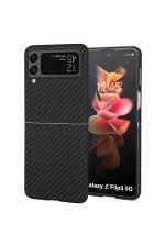 Bakeey Getron Black Carbon Fiber Solid Fit Hard Back Cover For Samsung Galaxy