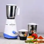 Wonderchef Capri Mixer Grinder with 3 Stainless Steel Jars (500 Watts, Blue)