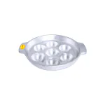 Mr. Cheff Hindalium/Indolium - Unniyappam, Appam, Paniyaram Maker - 7 Cavity Paniarakkal 0.3 L capacity 21 cm diameter (Aluminium)