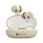 Portronics Harmonics Twins S16 in Ear Wireless TWS Earbuds with 24 Hrs Playtime, Clear Calls, Game & Music Mode, Low Latency, Bluetooth 5.3v, LED Display, Type C Fast Charging(Beige)
