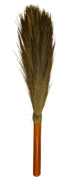 Gleam Mate Orange Plastic Nagpur Brooms Eco Friendly Soft Grass Broom Stick For Floor Cleaning With Small Handle