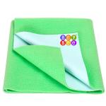 BeyBee Light Green Waterproof Baby Bed Protector 200 cm x 140 cm