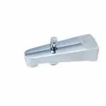 JAQUAR BATHTUB SPOUTS Series Wall Mount BATH TUB SPOUT WITH BUTTON ( Chrome ) | With Wall Flange, Provison for Hand Shower | Spout for Bathrub, Shower Area, Bathroom / Toilet | SPJ-CHR-463
