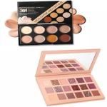 URBEN QUEEN-EyeShadow With Professional Makeup 3 in 1 Brighten Contour and Canceler Concealer ( 2 items )