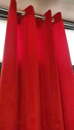 Jvin Fab Wine Velvet Curtains, 2.13 X 1.12 X 0.05 M