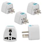 Hi-Plasst Universal Electrical Ac Wall Plug Type B Power Converter Travel Charger Adapter For Usa, Canada And Mexico, Brazil And More