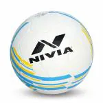 Nivia Argentina Country White Rubber Moulded Football (Size 3)