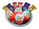 The Rich Box - Chocolate Gift Basket - Kinder Joy, Dairy Milk, Kitkat, 5 Star - For Kids special