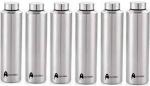 STEEPLE VISAXMI Stainless Steel Water Bottle 1000 ml (Pack of 6)