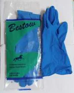 Bestow Rubber FlockLined Household Natural Rubber Hand Gloves, Pack of 12 pairs Multicolor