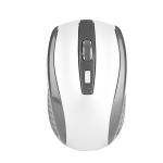 REZEK Silver Wireless, Portable Optical Cordless Mouse (9.5 L x 6 W x 2.2 H)
