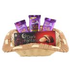 SurpriseForU Dark Fantasy Choco Fills With Dairy Milk Silk | Chocolate Gift | Chocolate Basket Hamper | 562