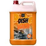 BLISS & BLUSH Dishwash Liquid 5 Liter Orange Plant Based & Eco-Friendly | Removes Tough Grease, Soft on Hands