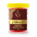 Just Peachy Advanced Care Vitamin E & Aloe vera Hair Oil 60 capsules (Red)