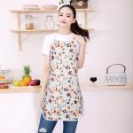 WISHLAND Non Woven Fabric Kitchen Bib Apron for Men and Women Water & Oil Proof (Pack of 1, Color : Brown)