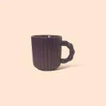 BACKKSPACE RETAIL Handcrafted Bracelet Mug | Perfect Addition to Any Coffee or Tea Lover's Collection | Microwave, Dishwasher and Food Safe | Purple | 250ml