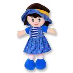 Glance Super Soft 60cm Stuffed Girl Winky Candy Doll Blue-Washable Cuddly Soft Plush (Besties)