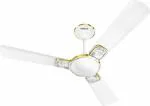 Havells Enticer Art Nature Marble 1200mm Decorative Dust Resistant High Power in Low Voltage High Speed Ceiling Fan,Pearl White