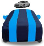 Auto Hub Car Cover Compatible with A7 with Mirror Pockets, Triple Stitched, Navy, Blue, Water Resistant Car Body Cover