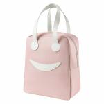 MAGIC PLUS Lunch Bags for Office Women Aluminum Foil Insulated Lunch Tiffin Carry Bag | Pink Color Smiley Big Size Hot Cold Bag for Office Travel School Picnic for Girls, Boys, Men & Women (Pink)