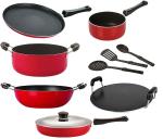 Nirlon 9 pcs of Non-stick Cookware Set