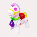 PARTEET Walking Horse Toy with Lights and Realistic Horse Sound, Walking/Moving Horse Toys for Kids, Battery Operated Pull Along Musical Horse Toys Birthday Gift For Kids-Musical Toys, Musical Horse(Pack of 1)Color will be Send as per availability.