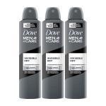 Dove Men Care Invisible Dry Spray Antiperspirant Deodorant, 250 Ml (Pack Of 3)