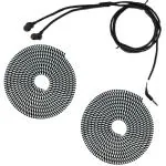 Crysendo Black & White Earphones Wire Protector For All Type Of Earphone Wire (Pack of 2)