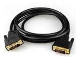 Tech Gear DVI Cable 1.5 m 1.5 Meter (24+1) gold plated (Compatible with computer, Black, One Cable)