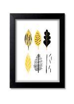 Blue Nexus Minimilistic Wall Poster with Wall Frame Room Art Painting Collection A4 size 10x13