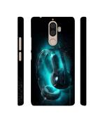 Casotec Cool Headphone Design 3D Printed Hard Back Case Cover for Lenovo K8 Note