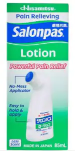 MOVITRONIX Hisamitsu SALONPAS Lotion Muscle Pain Stiff Shoulder 85ml - JAPAN PRODUCT - PACK OF 1