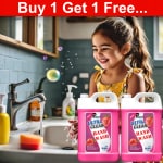 PISHARNATH Hand Wash Liquid pink 10Liter 100% Vegan and Paraben Free with Goodness of Rose Water, Shea