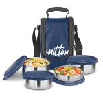 Milton Tasty 4 Stainless Steel Lunch Box, Blue