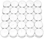 Mkd2 Rise White Paraffin Wax Tealight Candles (Pack of 50) Unscented