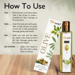 GO WOO 100% Pure olive oil carrier oil for essential oils 100 ML