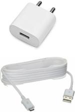 Webilla Wall Charger Accessory Combo For Xiaomi Redmi 6 (White)