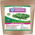 HERINA EXPORT INDIA PRIVATE LIMITED Curry Leaves Powder To Grow Long, Strong And Shiny Hair - 100 GM