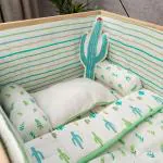Tiny Snooze Cot Bedding Set- Go Green