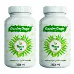 Garden Genie Cold Pressed Water Soluble Neem Oil for Spray on Plants, Neem Oil for Plant to Control Insects, Pests, Fungus and Mealy Bug in Garden, 500 ml (2 Packs of 250ml)