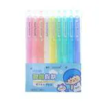SAMVARDHAN Plastic Colorful Retractable Gel Ink Pen Set For Kids, Unique Shades Drawing Pen, Stationery Gift For Decoration Class Projects, Doodling, Multicolor, 8+Years(Set of 9)