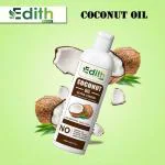 Edith Naturals Coconut Oil For Face, Body, Skin Care, Hair, Cooking And Baby Massage Hair Oil (200 Ml)