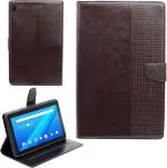 VAKIBO Brown Lenovo Tab 4-10 X304L (10.1 inch) Silicon Flip Cover